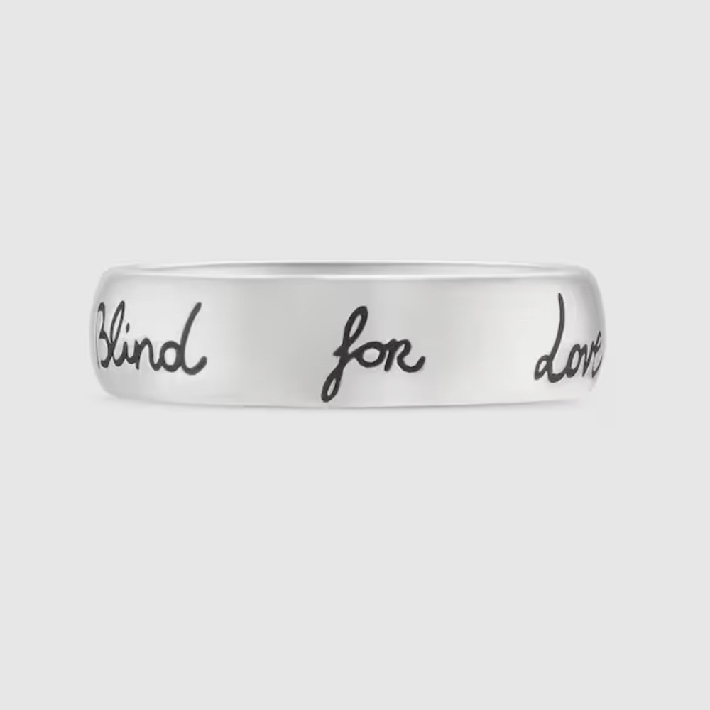 GUCCI BLIND FOR LOVE RING - Picture 2 of 14